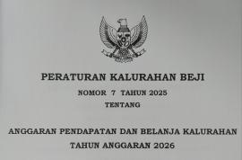 APB Kalurahan Tahun Anggaran 2026